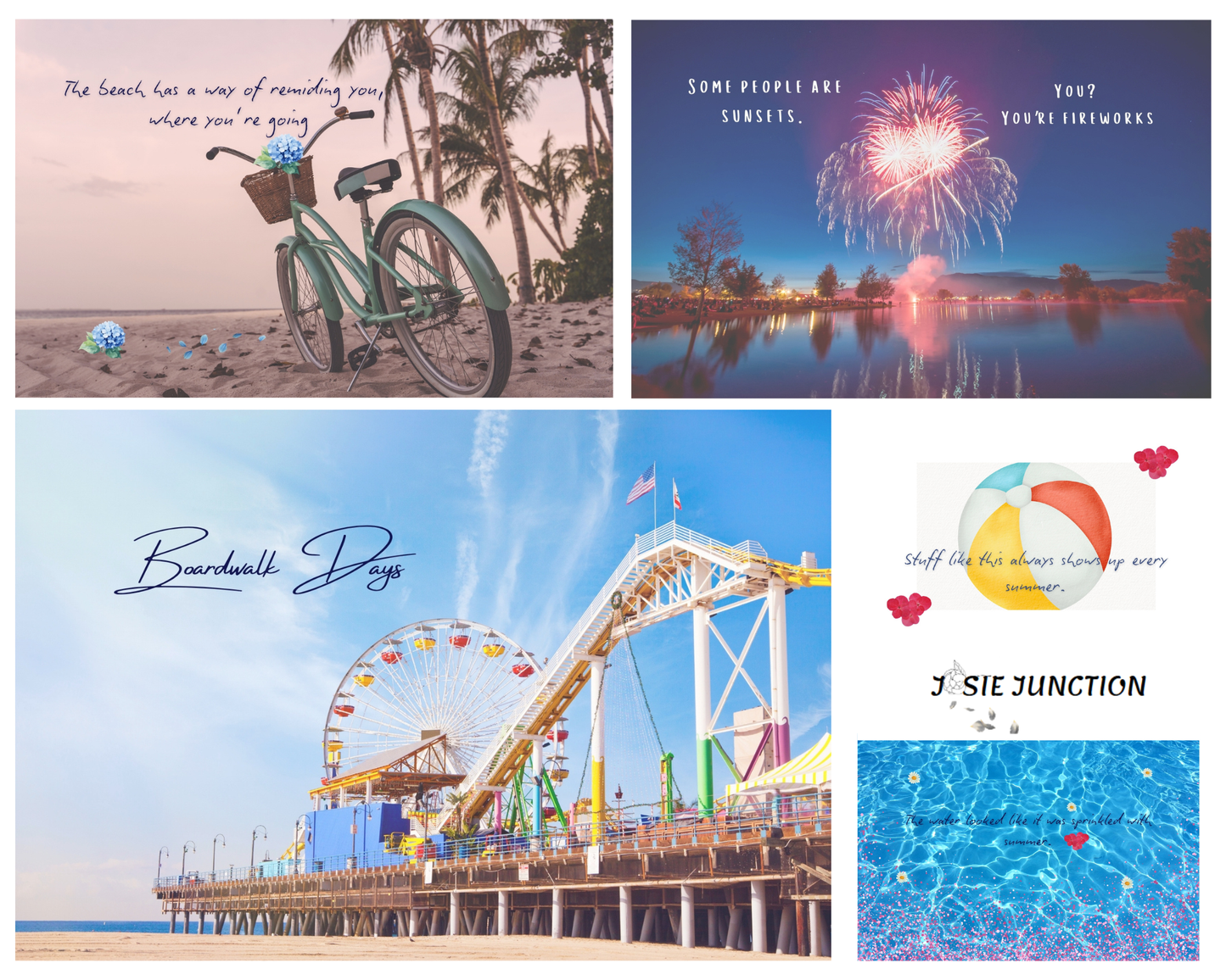 TSITP Inspired Summer Postcards • Digital Download • Coastal Aesthetic Printable Cards