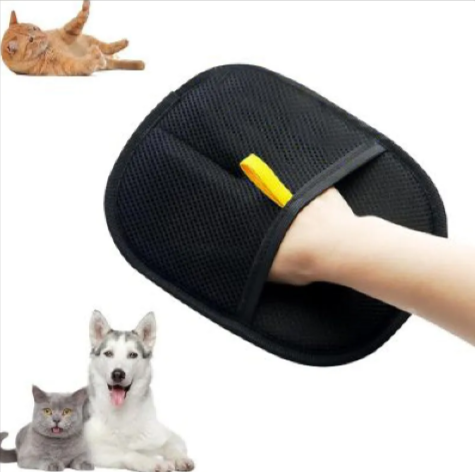 Dual-Action Pet Hair Lifting Gloves