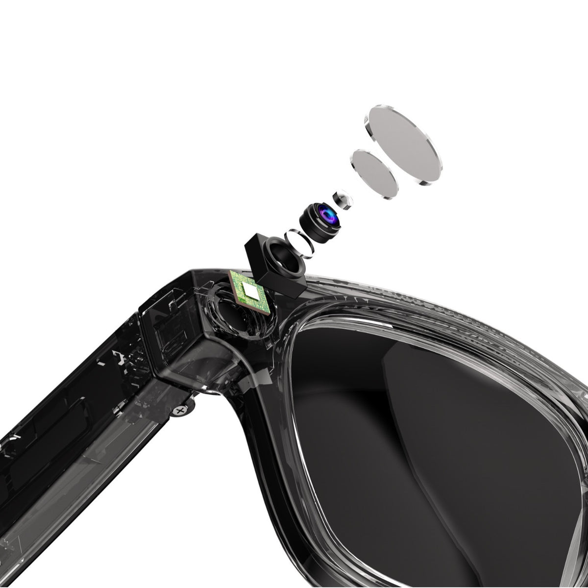 AI Camera Smart Glasses – HD Video, Translation & Object Recognition