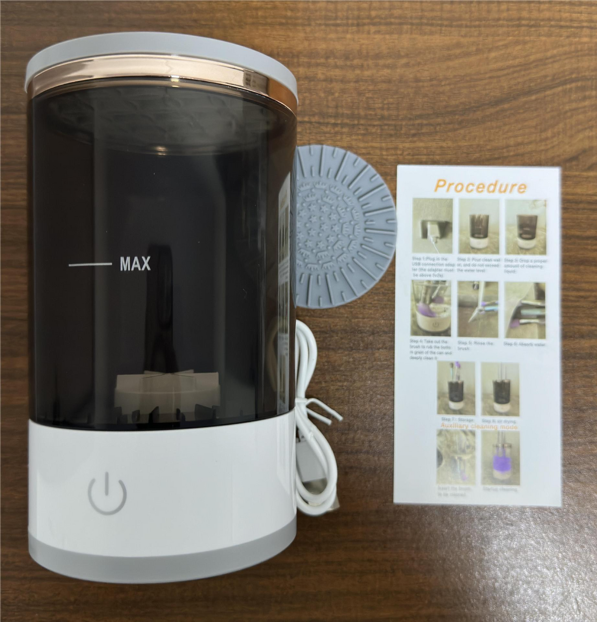 Electric Makeup Brush Cleaner – Rechargeable, Fast Drying