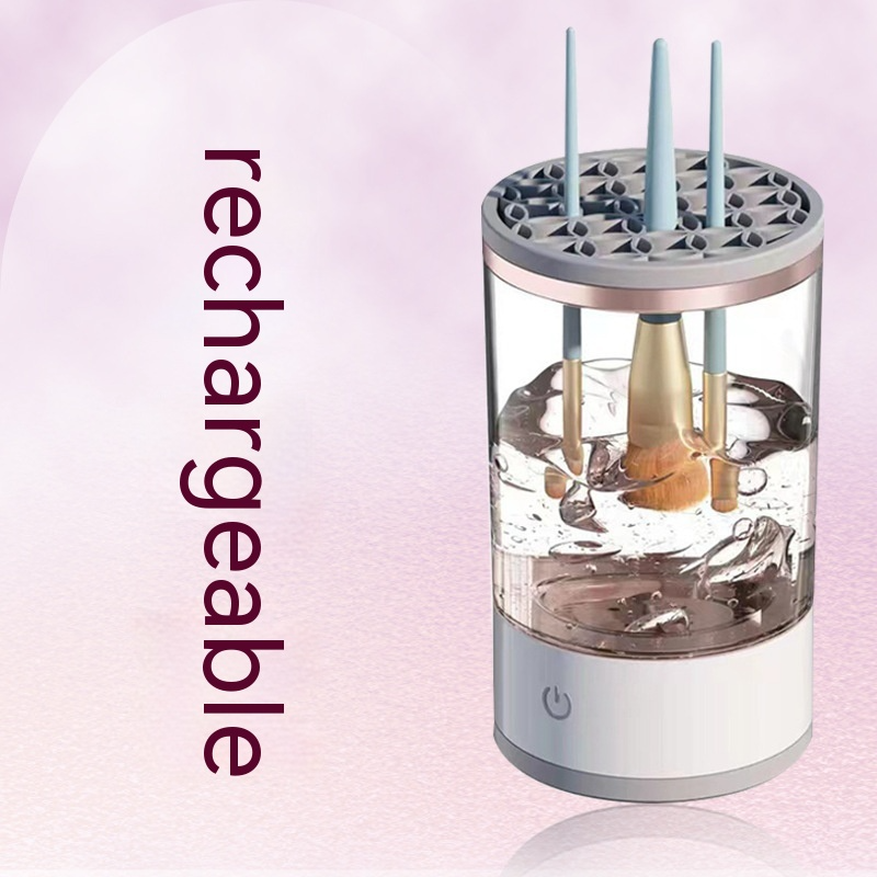Electric Makeup Brush Cleaner – Rechargeable, Fast Drying
